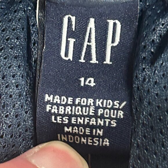 Vintage Gap Kids Size 14 Waterproof Pants Removable Bottom Navy w/ Sparkle NWT - Picture 9 of 14